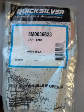 8m0036623 Mercury Quicksilver Cap-end New Oem