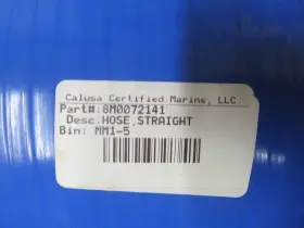 8m0072141 Mercury A11 Quicksilver Straight Hose Oem New Factory Boat Parts #2