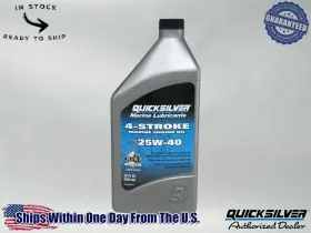 92-8m0078619 Mercury 8m0078619 Quicksilver Oem 4 Stroke Standard Marine Engine Oil 25w40 Quart