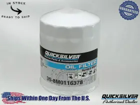 35-8m0116378 Mercury 8m0116378 Quicksilver Genuine Oem Authentic Marine Oil Filter