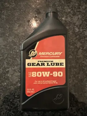 92-858058k01 Mercury B16 Quicksilver Gear Lube 80w-90 Oem New Factory Boat Parts