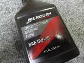 92-858076k01 Mercury A30 Quicksilver Power Steering Fluid Oem New Boat Parts #2