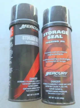 92-858081k02 Mercury A32 Quicksilver Storage Seal Fogging Oil Lot Of 2 Oem New