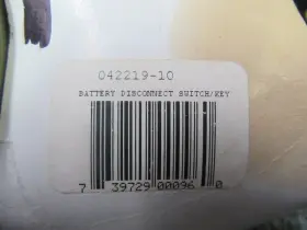 042219-10 Moeller C10b Battery Disconnect Switch With Key Oem New Boat Parts #2