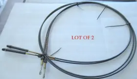 D63732-000-0132 Morse Controls C16 Control Cable Lot Of 2 Oem New Boat Parts