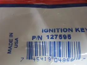 0127595 Omc 127595 C3a Evinrude Johnson Ignition Key Oem New Factory Boat Parts #2