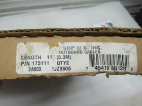 0173111 Omc 173111 A1 Evinrude Johnson Control Cable 11ft Oem New Boat Parts #2