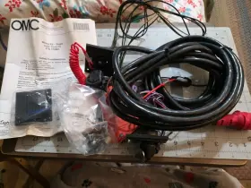 174961 Omc 174971 New In Open Box Oem Evinrude Johnson Single Lever Wiring Kit