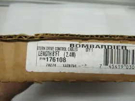 0176108 Omc 176108 A1 Evinrude Johnson Control Cable 8ft Oem New Boat Parts #2