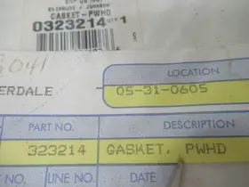 0323214 Omc 323214 A27 Evinrude Johnson Powerhead Gasket Oem New Boat Parts #3