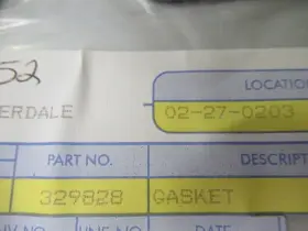 0329828 Omc 329828 A27 Genuine Powerhead Gasket Oem New Factory Boat Parts #3
