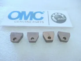3852721 Omc T36 Evinrude Johnson Starter Brush Lot Of 4 Oem New Boat Parts