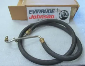 3853863 Omc D6 Evinrude Johnson Power Steering Pressure Hose Oem New Boat Parts