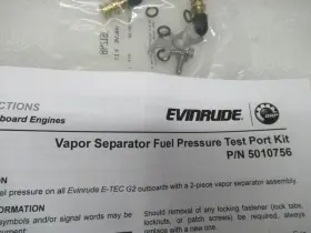 5010756 Omc T6 Evinrude Johnson Fuel Press Test Kit Marine Boat Specialty Tool #3