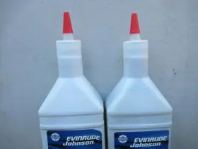775608 Omc A31 Evinrude Johnson Premium Blend Gearcase Lube Lot Of 2 Oem New #2
