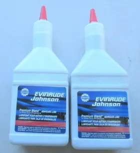 775608 Omc A31 Evinrude Johnson Premium Blend Gearcase Lube Lot Of 2 Oem New