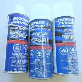 0777185 Omc 777185 A32 Evinrude Johnson Engine Tuner 13oz Lot Of 3 Oem New