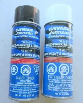 777192 Omc A32 Evinrude Johnson 6 In 1 Multi-purpose Lubricant Lot Of 2 Oem New