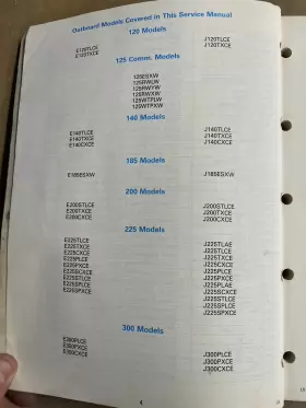 0507758 Omc Brp 507758 Oem 1989 Johnson Evinrude Inch Ce Loop V Factory Service Manual P/n Used #3