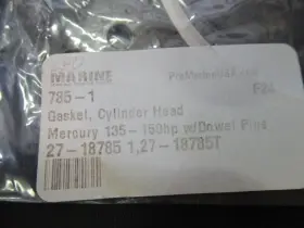 27-18785 Pro Marine 785-1 A26 Cylinder Head Gasket Mercury 1 Oem New Boat Parts #3
