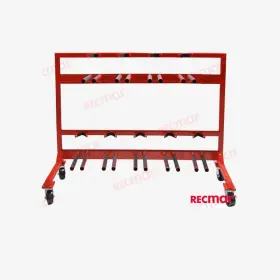 Recsr9 Recmar Drive Shaft Support Marine Stern Storage Rack Holds 9