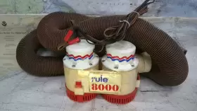 2544.05 Rule 8000 Boatersft Resale Shop Of Tx 2404 Twin Submersible 12vdc Pumps