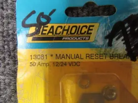 13081 Seachoice C8a Marine Manual Reset Breaker 50amp Oem New Factory Boat Parts #2