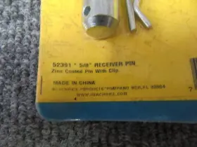 52391 Seachoice C8a Genuine Marine Receiver Pin 5/8 Inch Oem New Factory Boat Parts #2