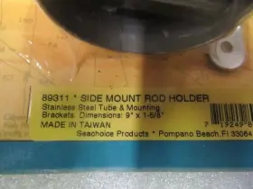 89311 Seachoice C8d Genuine Side Mount Rod Holder Oem New Factory Boat Parts #2