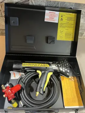 H-950 Shrinkfast 998 Propane Heat Shrink Gun And Torch With Regulator Case