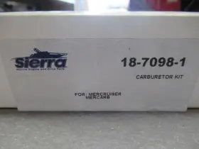18-7098-1 Sierra A6 Genuine Marine Carburetor Kit Oem New Factory Boat Parts #3