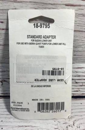 18-9795 Sierra B4a Gear Lube Adapter #18-9795 Suzuki #2