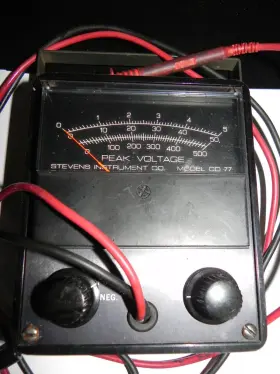 Cd-77 Stevens Instruments Peak Reading Volt Meter Nice #2