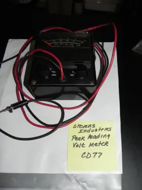 Cd-77 Stevens Instruments Peak Reading Volt Meter Nice #3