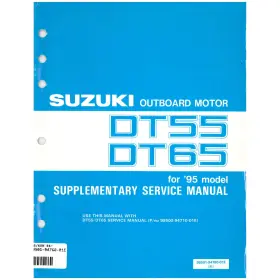 99501-94760-01e Suzuki Outboard 1995 Dt55/dt65 Supplementary Service Manual
