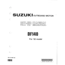 99505-92j00-01e Suzuki Outboard Marine 2002 Df140 Set-up Manual