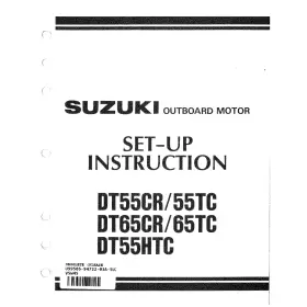 99505-94722-03a Suzuki Outboard 1987 Dt55cr/tc Dt65cr/65tc Dt55htc Set-up Manual