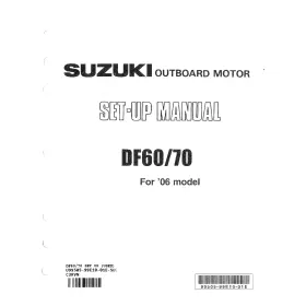 99505-99e10-01e Suzuki Outboard Marine 2006 Df60/70 Set-up Manual