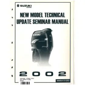 99954-51202 Suzuki Outboard Marine 2002 Technical Update Manual