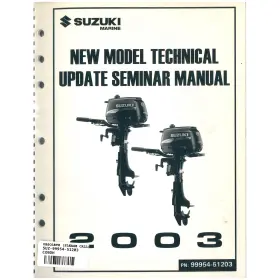 99954-51203 Suzuki Outboard Marine 2003 Technical Update Manual