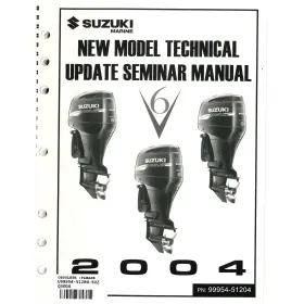 99954-51204 Suzuki Outboard Marine 2004 Technical Update Manual