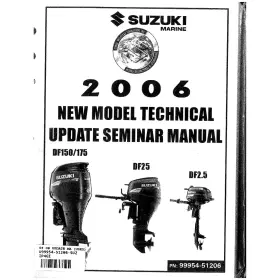 99954-51206 Suzuki Outboard Marine 2006 Technical Update Manual