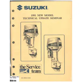 99954-51910 Suzuki Outboard Marine 1991 Technical Update Manual