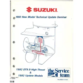 99954-51920 Suzuki Outboard Marine 1992 Technical Update Manual