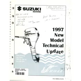 99954-51970 Suzuki Outboard Marine 1997 Technical Update Manual