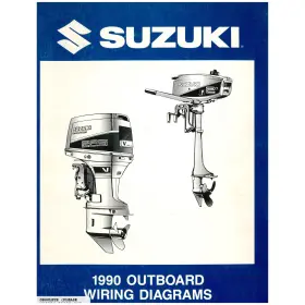 99954-53900 Suzuki Outboard Marine 1990 Wiring Diagram Manual