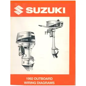 99954-53920 Suzuki Outboard Marine 1992 Wiring Diagram Manual