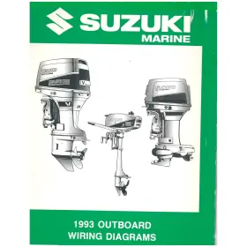 99954-53930 Suzuki Outboard Marine 1993 Wiring Diagram Manual