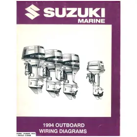 99954-53940 Suzuki Outboard Marine 1994 Wiring Diagram Manual