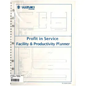 99954-59944 Suzuki Outboard Marine 1994 Service Productivity Planner Manual